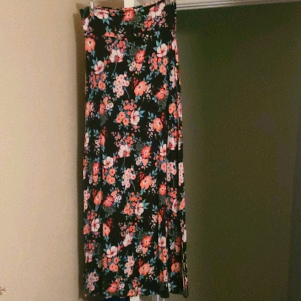 Charlotte Russe Long Skirt with Slits on each side